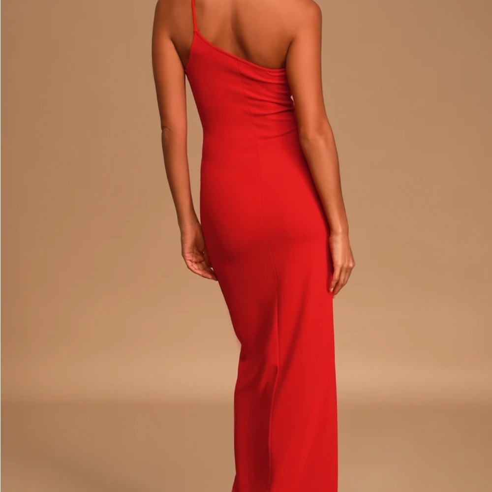 Lulus red maxi dress